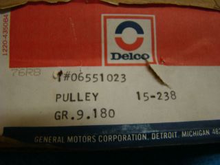 NOS 73 74 75 76 77 78 Chevrolet GMC Motor Home 454 AC Pulley Clutch 15 