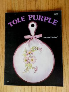 Tole Purple Acrylic Tole Painting Patterns Instruction Annie 