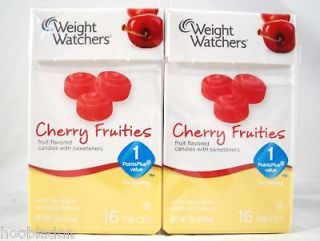 WEIGHT WATCHERS Fruities Candies 2 Boxes Fresh Cherry