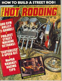 June 1975 POPULAR HOT RODDING Magazine Don Prudhomme Monza Funny Car 