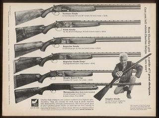 1968 Charles Daly shotguns 7 models photo print ad