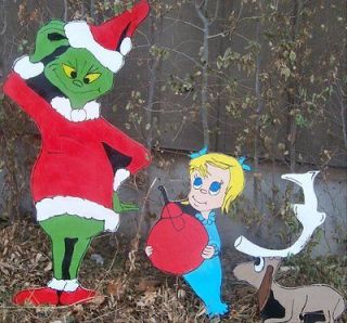 How The Grinch Stole Christmas Yard Decorations 3 pc Set