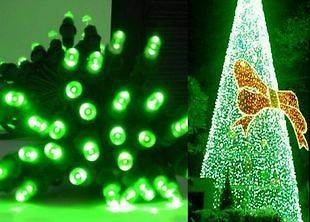   LED Solar Powered String Lights / Christmas Lights / Outdoor (green