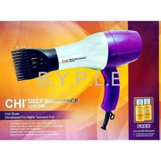 CHI Deep Brilliance Digital Titanium Purple Hair Dryer