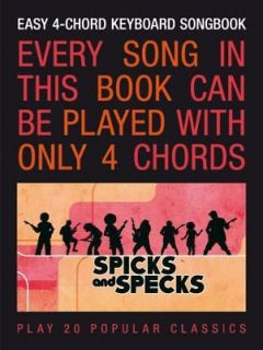 SPICKS & SPECKS EASY 4 CHORD KEYBOARD SONG BOOK CLEARNCE ON NOW PIANO 