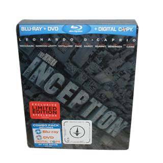 Inception DVD, 2010, f.y.e. Exclusive Steelbook