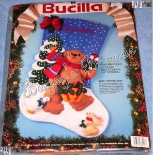 bucilla felt stocking kit 28 in Embroidery Kits