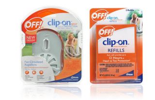   On Fan Circulated Repellent Insect Mosquito + BONUS 2 NEW REFILLS
