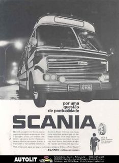1970 Scania CAIO Intercity Bus Sales Brochure Brazil