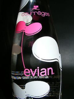 EVIAN 2012 by COURREGES Limited Edition Glass Bottle 750ml