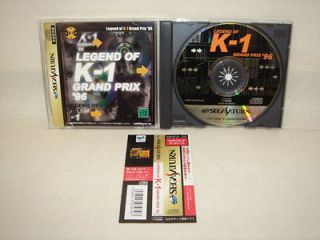 LEGEND OF K 1 GRAND PRIX 96 Sega Saturn K1 Japan Video Game * ss