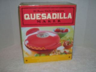 El Paso Chili*Quesadil​la Maker*w/Recipe​s~Chili Pepper