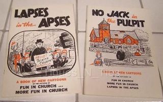   Cartoons Lapse​s in the Apses + No Jack in Pulpit   Fun in Church