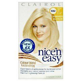 CLAIROL NICE`N EASY HAIR COLOUR SB2 SUMMER BLONDE