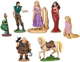 Disney Tangled pvc Figurine Play Set Rapunzel Flynn figure cake topper 