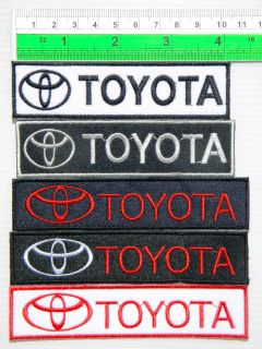 New TOYOTA Camry Corolla Civic Car Racing Jacket Sew Iron on Patch 