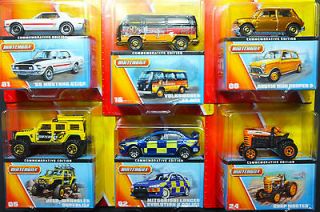 2013 Matchbox 60th Anniversary Wave A   ALL 6 VEHICLES RELEASED/VW T2 