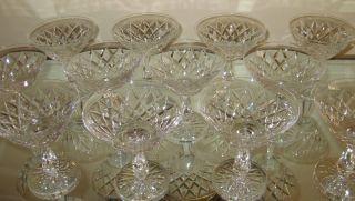 12 Waterford Crystal KINSALE Champagnes PERFECT MARTINI GLASSES Minty 