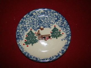 TIENSHAN CABIN SNOW LOT OF 4 DINNER PLATES EXCELLENT