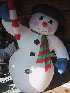 INFLATABLE GIANT 8 FT SNOWMAN GEMMY AIRBLOWN CHRISTMAS YARD DECORATION 