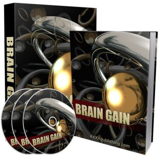 Brain Gain  Best Brain Enhancement Solutions Ebook + Audios With PLR 