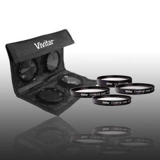 Vivitar 52mm Closeup Close Up Macro +1 +2 +4 +10 Filter Kit
