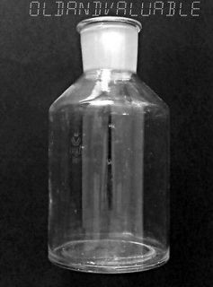 antique, vintage, 1000ml clear glass medicine bottle