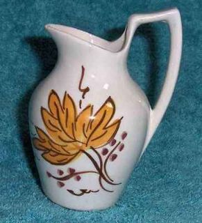 CASH FAMILY POTTERY   HAND PAINTED   MINIATURE SHIRLEY PITCHER 090912B