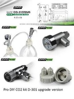 Pro DIY CO2 system with CO2 pressure guage needle check valve D301 