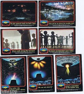 1978 Close Encounters of The Third Kind Trading Cards. Complete Your 