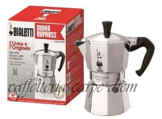   coffe maker moka express CHOOSE 1 2 3 4 6 9 12 cups original ITALY