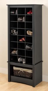 Tall Shoe Cubbie Storage Cabinet for Entryway Mudroom   NEW