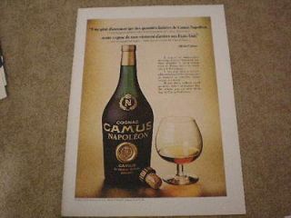 1975 Cognac Camus Napoleon La Grande Marque Ad
