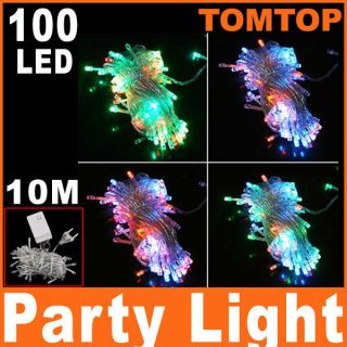 100 LED 10m RGB String Light 8 Modes Holiday Party Decoration