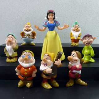 Snow White and the Seven Dwarfs Classic Toy Figure Collection 8Pcs set