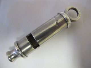 ANTIQUE SOLID STERLING SILVER THE METROPOLITAN WHISTLE PATENTED C 