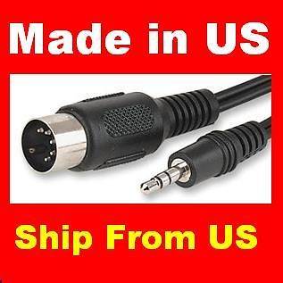   5mm Stereo Mini Jack Plug to 5 Pin DIN MIDI Connecting Lead Cable 1.5m