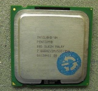   SL8ZH Pentium D 2.66GHz 2MB 533MHz Desktop CPU Socket LGA775 Dual Core