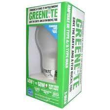 lot of 50 greenlite 14w compact fluorescent light bulb cfl