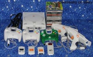 Sega Dreamcast Video Game Console with Guns 16 Games and Much More 