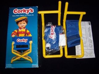 Corkys Very Own Chair 100% Crickets Playmates vintage 1987 doll set 