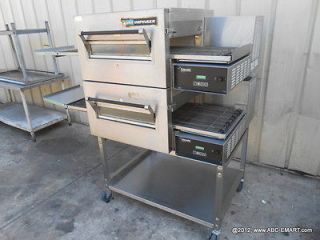 Double Stack Lincoln Impinger 1162 Conveyor Pizza Oven