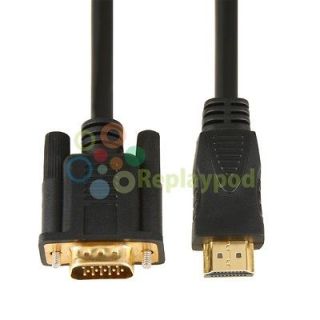   HDMI to S VGA Video HD15 Adapter Conversion Cable M/M Cable 6ft feet
