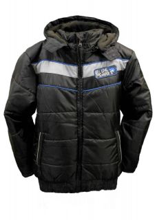 NEW EXCELLENT BOYS BLACK HOODED PADDED JACKET WINTER COAT AGE 5 6 7 9 