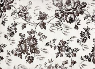 6ft Rolls ~ Black White Floral Toile CONTACT PAPER Shelf Liner