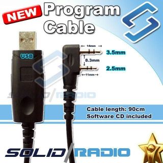 USB Programming Cable for Wouxun KG UVD1P Ham Radio CD