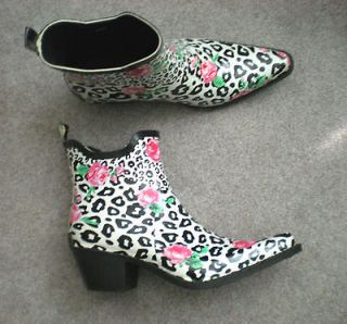 Ladies Cowboy Western Corky’s Rubber Rain Ankle Boots Shoes size 9 