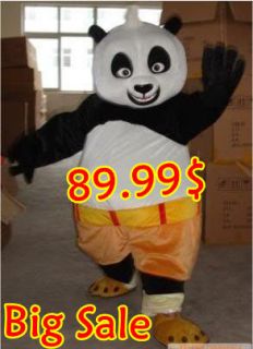   New Professional Kung Fu Panda Mascot Costume Fancy Dress Adult size