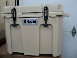 Grizzly 60 Qt Cooler Tan New in Box W/FREE YETI MASTER LOCK & FREE 