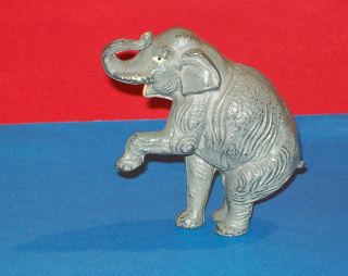 VINTAGE CHARBENS HOLLOW CAST LEAD PERFORMING CIRCUS ELEPHANT LIKE 